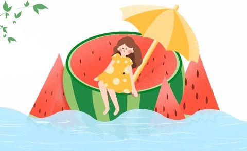 趣味吃瓜插画,一图看懂娱乐圈风云变幻